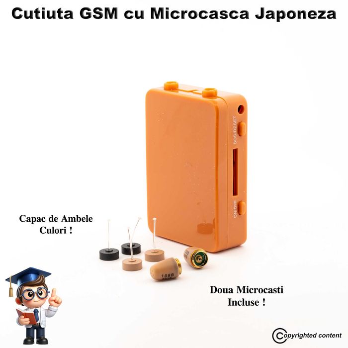 Cutiuta GSM Casca de Copiat Casti de Copiat Sisteme de Copiat