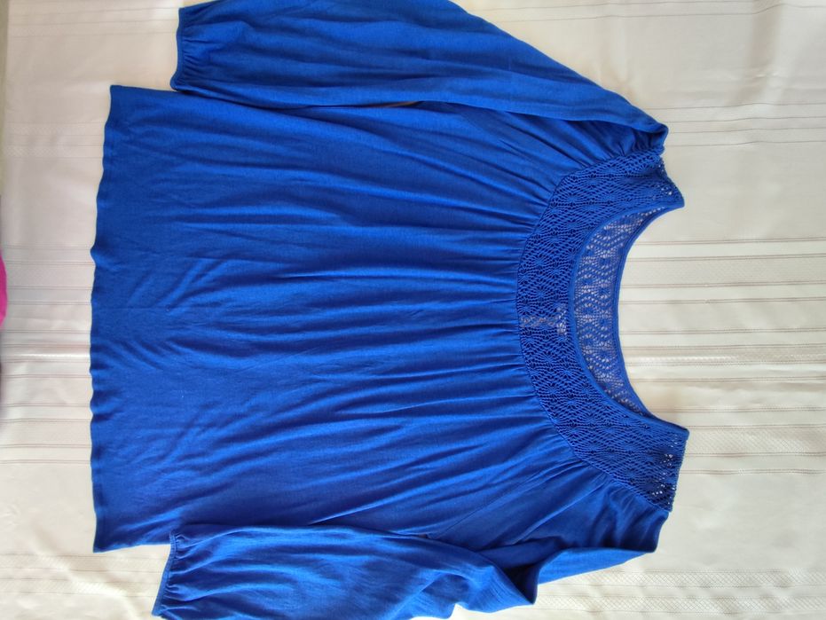 Bluză  cu dantela-XL