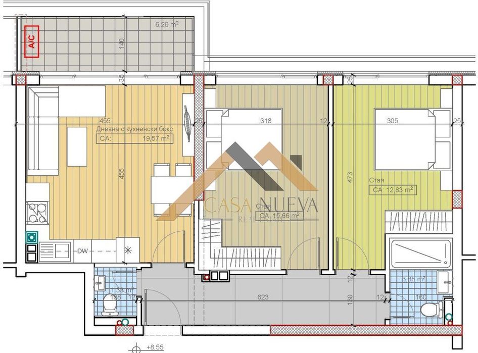 Продава се Тристаен апартамент в София, Бояна - 96 кв.м за 1868 €/кв.м - Снимка #4
