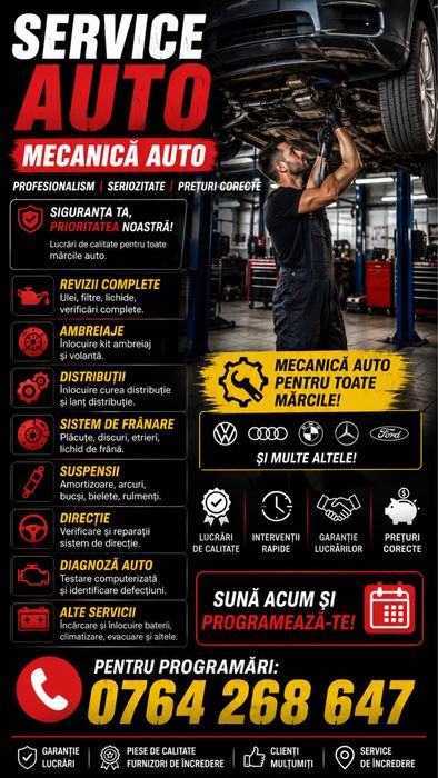 Mecanic Auto si Electrica Auto | La Domiciliu sau in Garaj | Diagnoza, Navigatii, Audio Auto