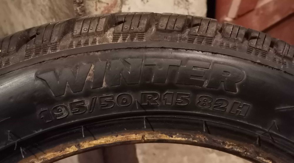 Продавам 1 брой зимна гума 195.50.15 дот 2024  Tigar