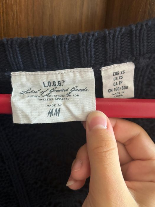 Cardigan negru cu mânecă scurta H&M