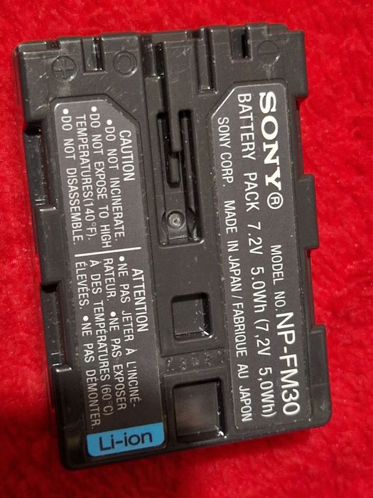 Acumulator  / baterie cameră foto Sony