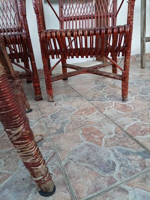 Мебели за тераса или градина от ратан