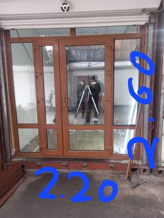 Витраж пластиковый 2.20 на 2.60