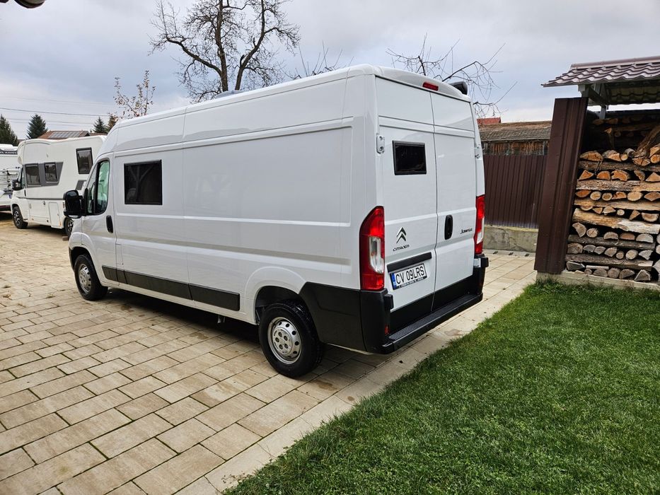 Autorulota Citroen Jumper L3H2 campervan  165 CP, conversie premium 2026, schimb cu autoturism ( variante )