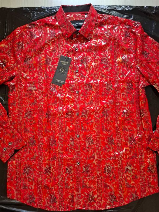 Мъжка маркова официална риза American Breed - The Ultimate Fashion, L