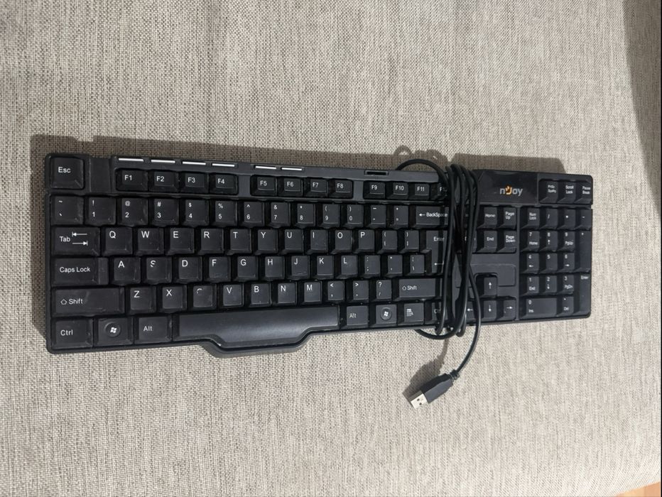 Tastatură nJoy GMK310, cu fir USB, neagră