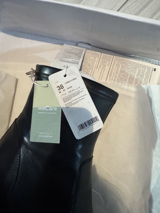 Ghete noi Eva Minge marimea 38