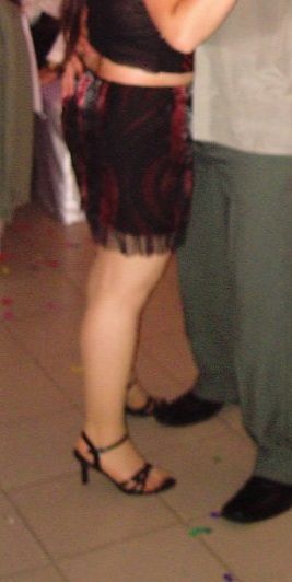 Costum dama (3 piese) rosu-negru