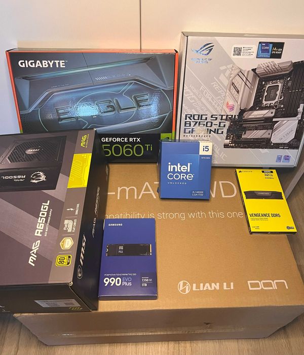 PC Gaming Premium i5-14600K  RTX 5060 Ti 16GB  32GB DDR5 nou