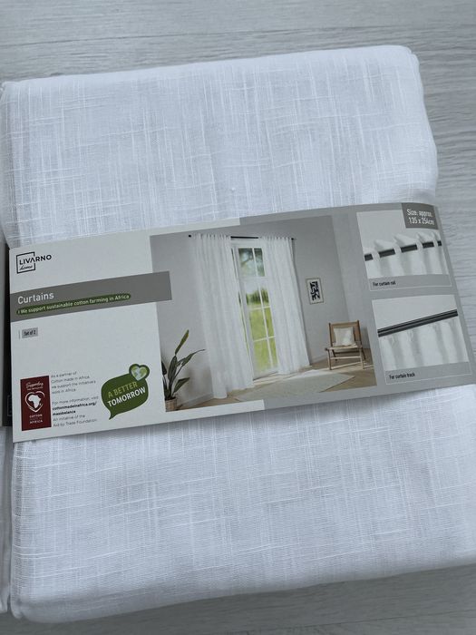 Perdele bumbac(2buc)  135*254cm