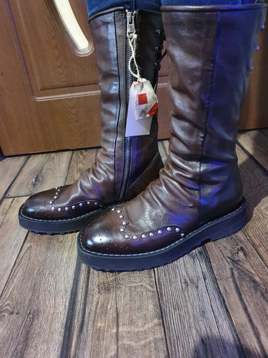 НОВИ ботуши A.S.98 естествена кожа 39 номер