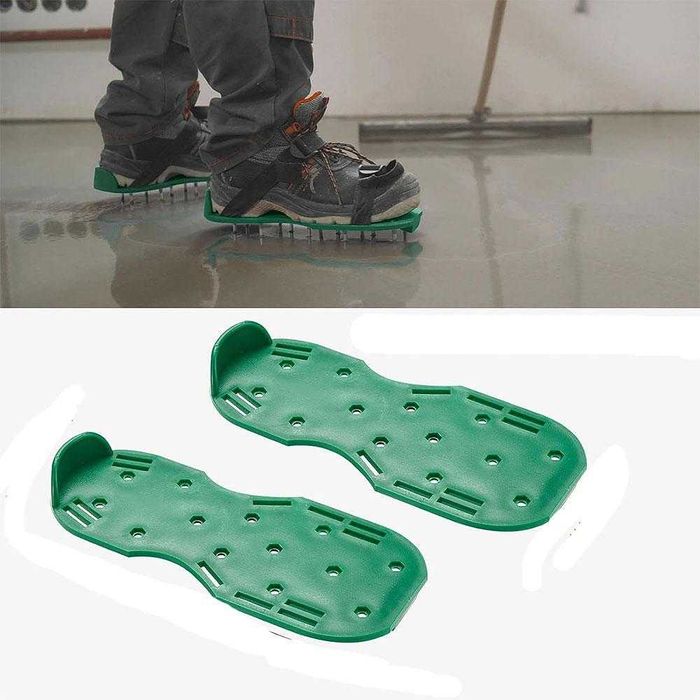 К-т за саморазливни замазки (валяк, ракел, обувки с шипове, удължител)