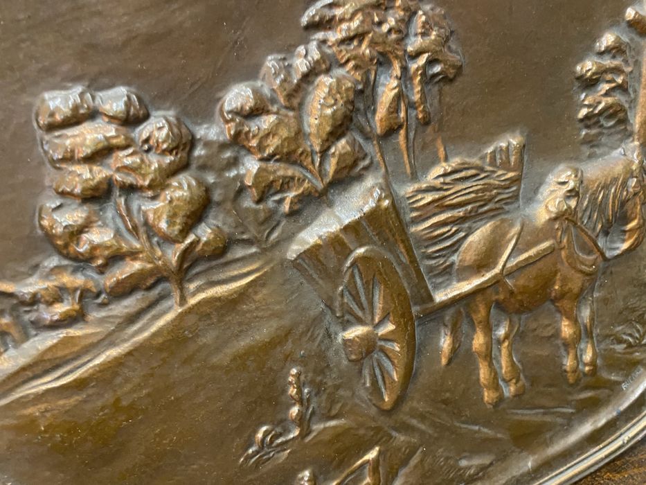 Медно пано за стена френско производство