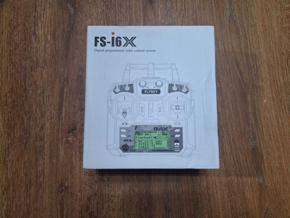 Radiocomanda FLYSKY FS-i6X 2.4GHz, 10 Ch, cu receptor FS-iA6B -ca noua