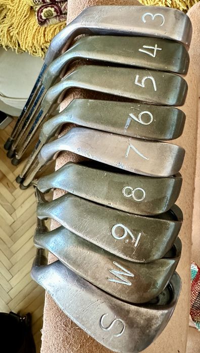 crose cupru golf clubs ping eye 2 1982 copper irons rare