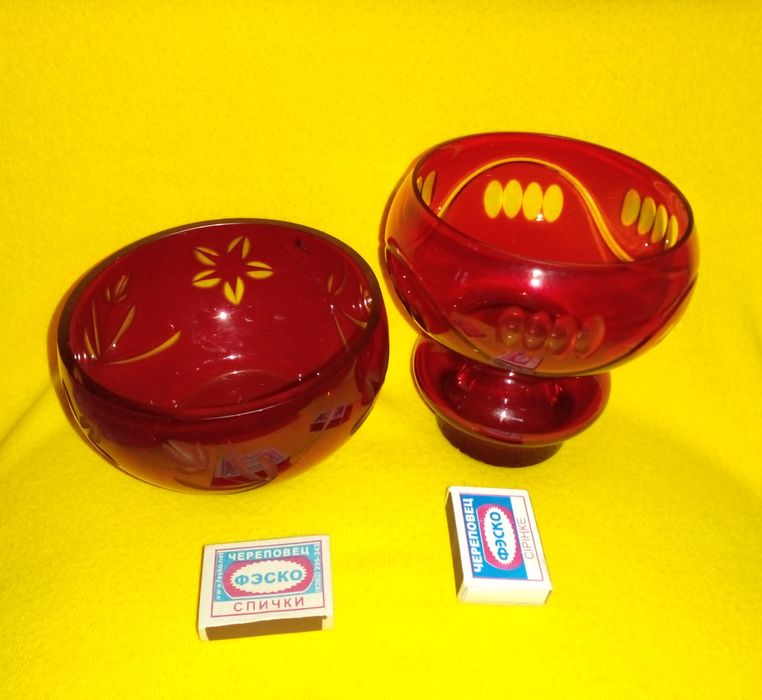 Вазы Стекло Винтаж СССР