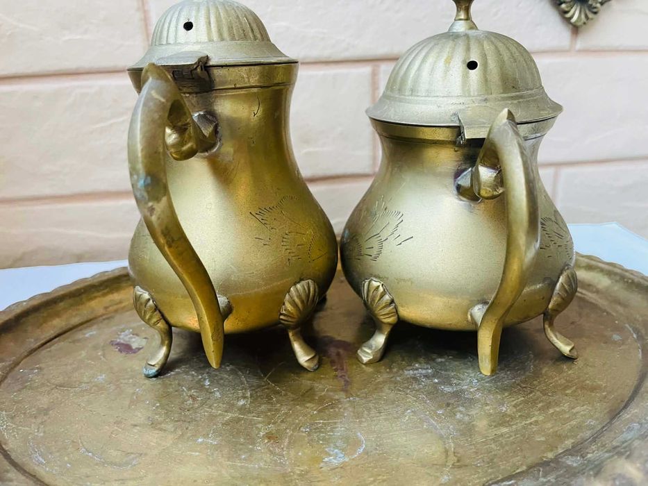 Красив месингов комплект от Англия