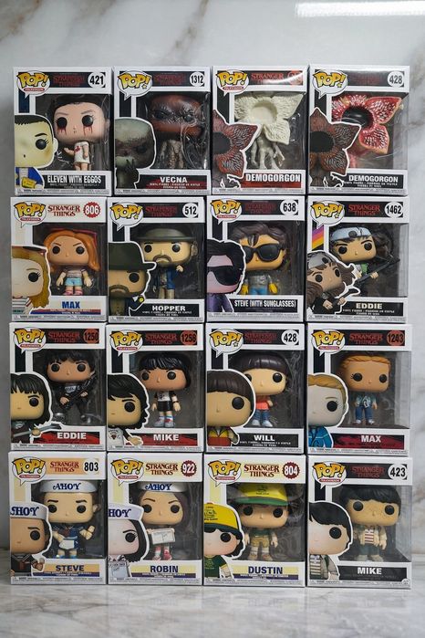 Фанко поп фигуры ОСД, очень странные дела