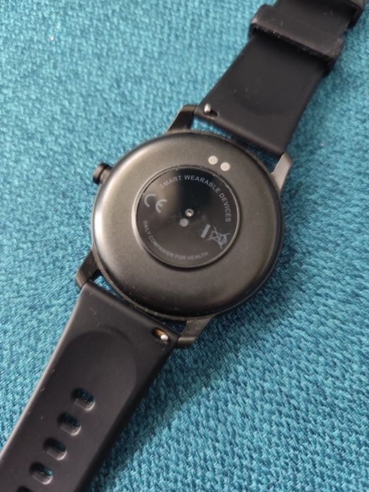 Ceas SmartWatch + Brățară Fitness 2in1 SmartVibe KFIT, 1.3 inch, Black