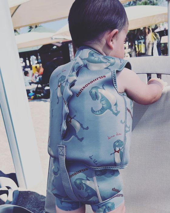 Vesta inot bebe Konges Slojd Dancesaurus 1-2 ani