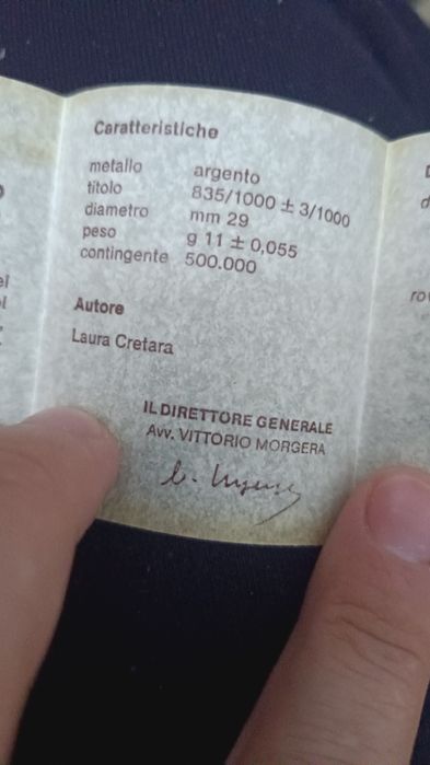 500 lire  Publio Virgilio Marone Bimilenario