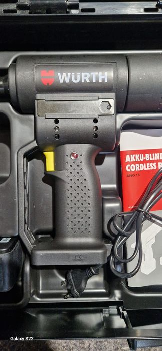 Hilti ,Wurth pistol de popnituri pe acumulatori