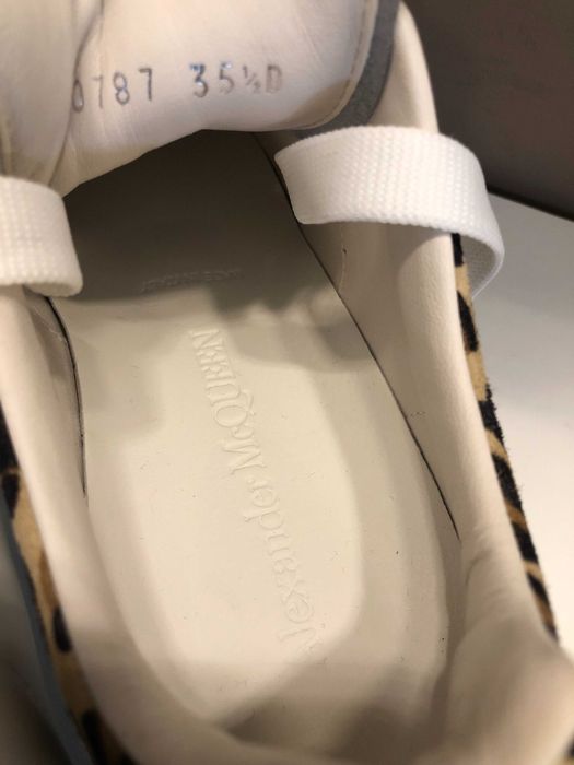 Alexander McQueen 35,5 new color leopard, originali, full box