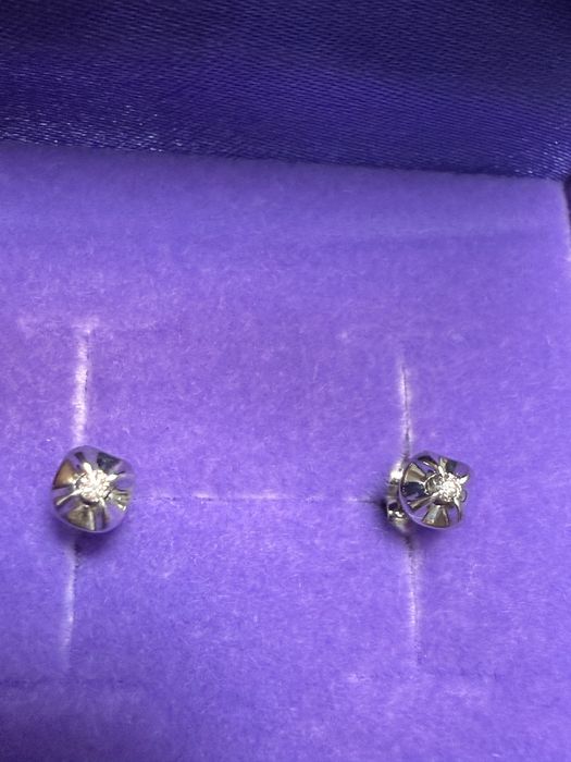 Бриллиантовое пусеты