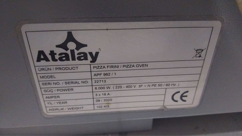 Pitsa pech Atalay (ideal)