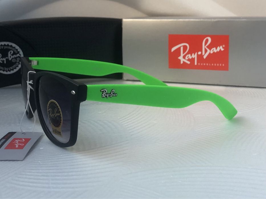 мъжки слънчеви очила сигнално зелени дръжки 2140