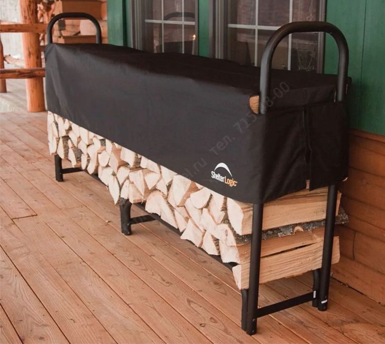 Поленница с тентом