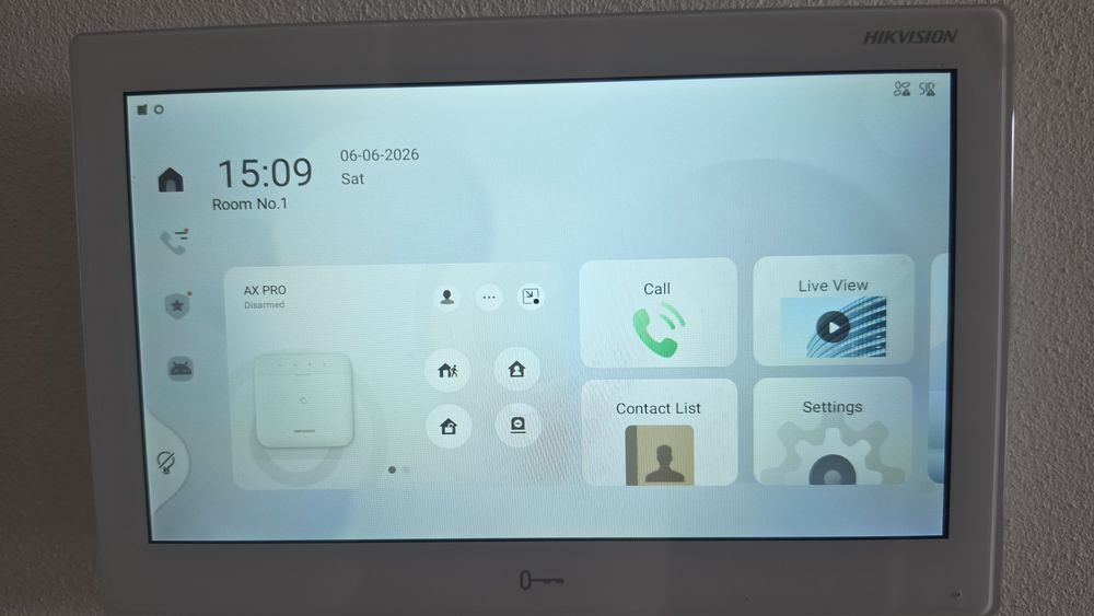 Hikvision videointerfon interior DS-KH9510-WTE1(B)
