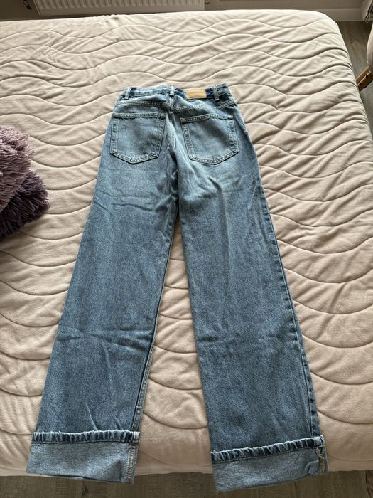 Дамски дънки висока талия Pull&Bear