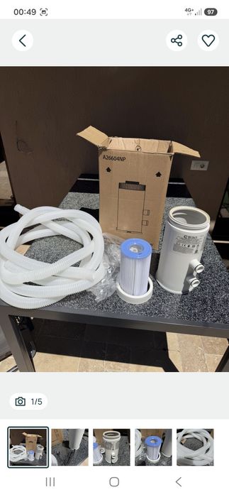 Pompa cu filtru piscina