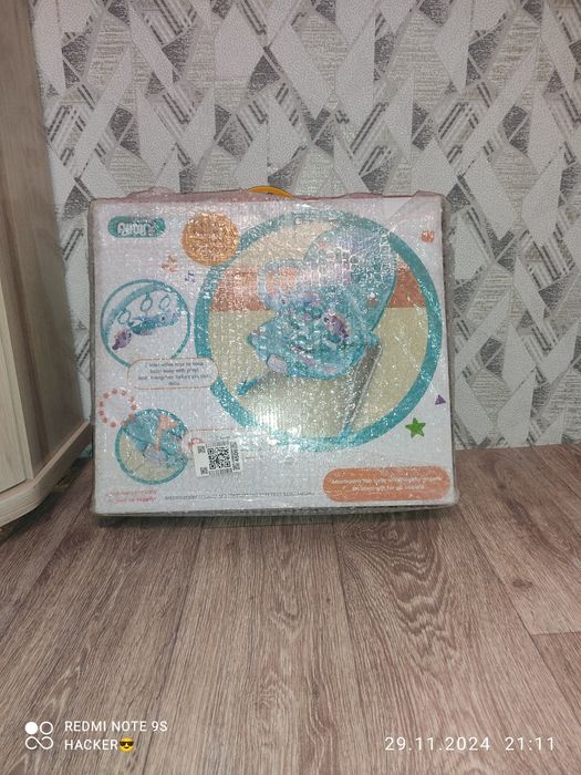 Шезлонг-качалка детский!