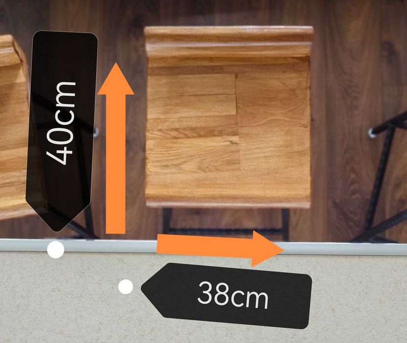 Ръчно изработени бар столове – Масив и стомана