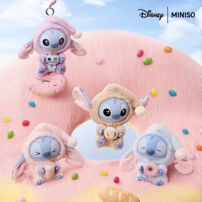 Labubu stitch плюшена играчка/Лабубу Стич плюшена играчка