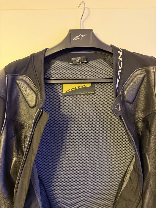 Combinezon moto piele MACNA VOLTAGE