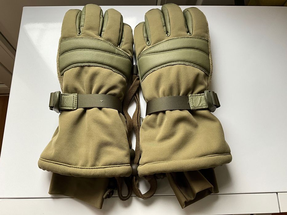 Ръкавици зимни тактически военни с мембрана ECWCS W+R Pro NL ARMY НОВИ