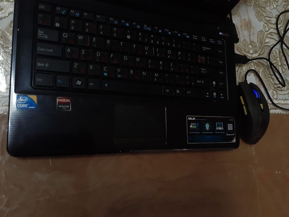 Asus K53U zaryadchiki mishka va klaviatura  bilan