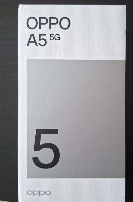 Телефон Oppo A5 5G mist white - бял цвят - нов - неразопакован