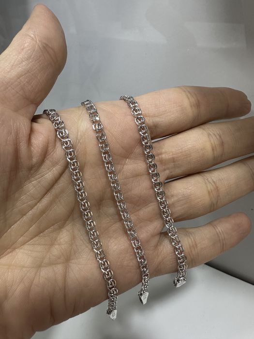 Серебряный мужской браслет. Серебро 925. Производство Италия Турция.