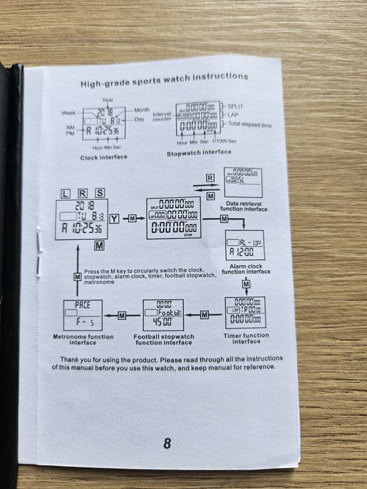 Cronometru digital profesional cu precizie 0.001S și afișaj luminos