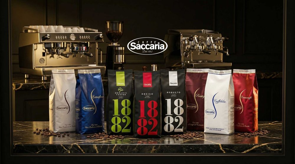 Премиум кафе на зърна Saccaria 100% Arabica