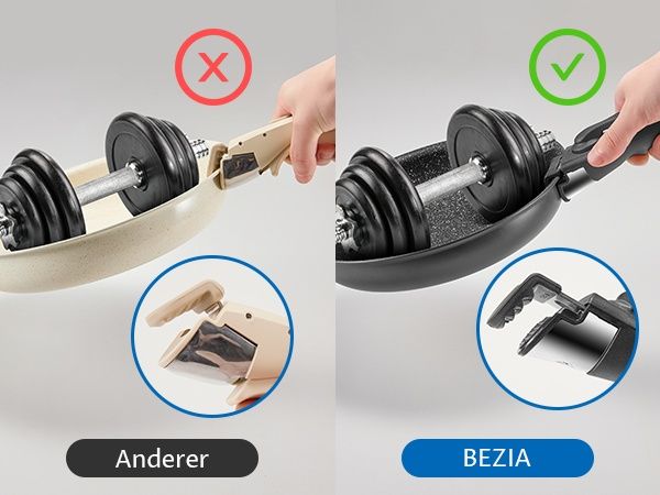 К-кт от 10 части съдове за готвене с незалепващо покритие, BEZIA
