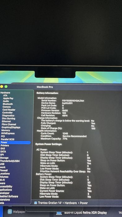 Macbook Pro M1 Pro 14 inch , 16GB, 512GB
