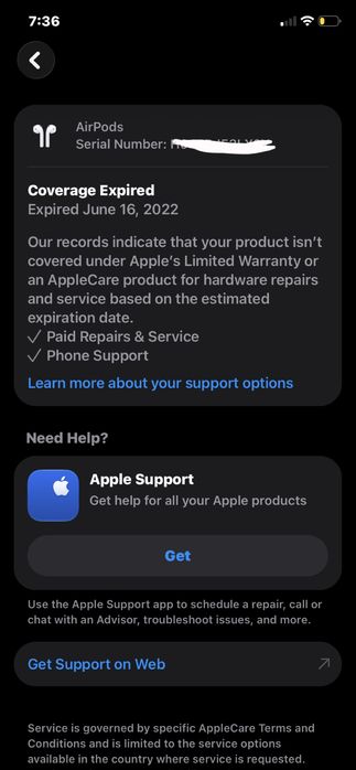 Наушники Apple Airpods 2