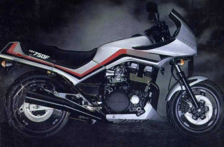 Стикери Honda CBX 750F 1984г.-1987г. лепенки хонда цбх 750 графики